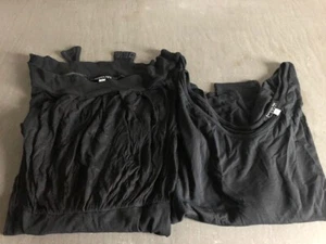 Patrizia Pepe originale set di 2 maglie donna nere tg unica/woman t-shirt - Foto 1 di 9