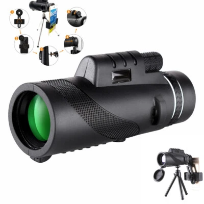 HD Telescope Monocular 40x60 Super High Power Night Vision Binoculars Outdoor - Image 1 of 4
