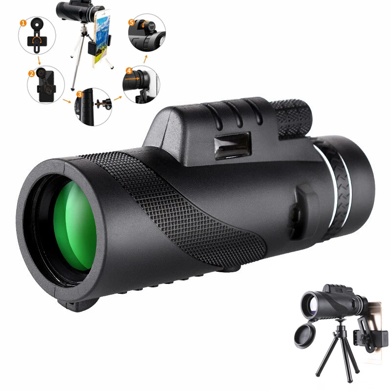 HD Telescope Monocular 40x60 Super High Power Night Vision Binoculars Outdoor - Image 1 of 4