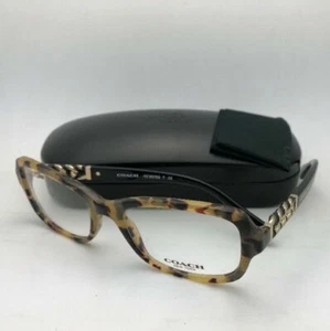 Neu Coach Brille HC 6075Q 5324 52-18 135 Dark Vintage Tortoise Schwarz Gold - Bild 1 von 12