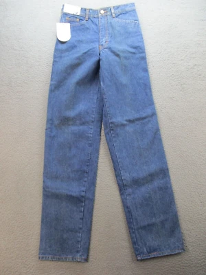 Pantalones de mezclilla Unionbay de colección años 80 **4 para mujer tiro súper alto pierna recta stock muerto (27x35 Foto 1 de 4