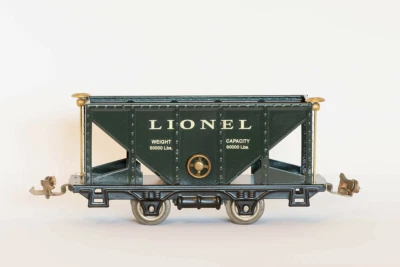 LIONEL 803 PRE-WAR HOPPER (CAR NOT INCLUDED) GOLD INK WATER DECALS 2 P/SET LOOK! - Image 1 of 4