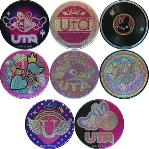 One Piece Uta Live New Genesis Glitter Can Badge Set of 8 Film Red - Picture 1 of 1
