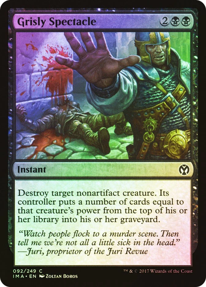 MTG FOIL Grisly Spectacle  - Iconic Masters #092 - Image 1 of 1