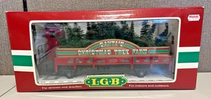 LGB Lehmann Gross Bahn 41120 Santa Árbol de Navidad Granja Góndola Coche G NUEVO EN CAJA - Imagen 1 de 9