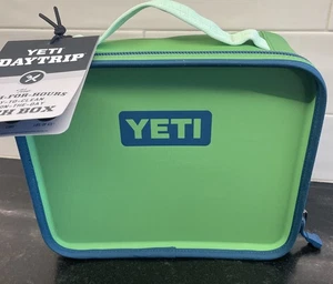 NWT!  Yeti Daytrip Lunch Box - Canopy  Green W/blue Trim - Picture 1 of 5