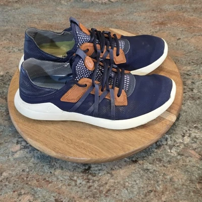 Olukai Kapalua - 男式 9.5 码 - 蓝色无钉高尔夫鞋运动鞋 — 第 1/4 张图片