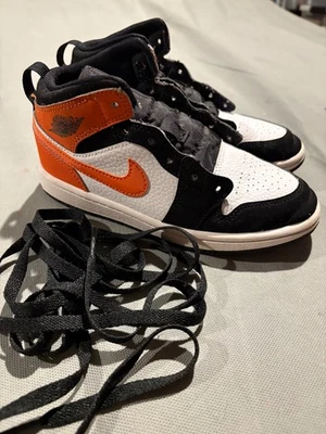 Nike Jordan 1 Mid Shattered Backboard Niños Jóvenes Unisex 640734-058 Naranja 13C Foto 1 de 4