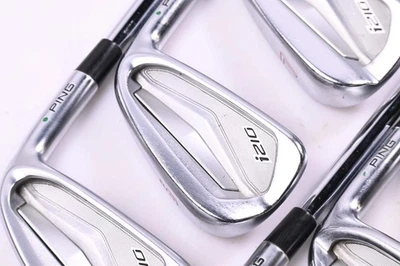 Ping i210 Irons / 5-PW / Green Dot / Stiff Flex Elevate MPH 115 Shafts - Image 1 of 4