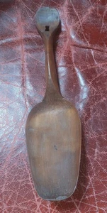 Antique Wooden Welsh Love Spoon Hand Carved Keyhole - Picture 1 of 5