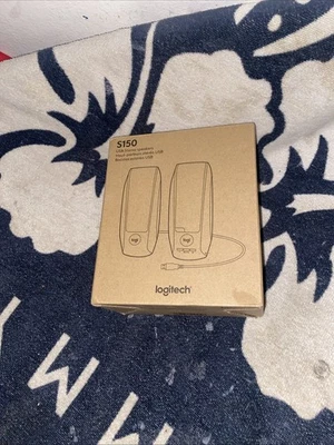 Logitech S150 Digital USB Stereo Computer Speakers - Black New In Original Box - Image 1 of 3