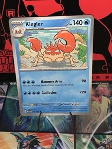 Kingler 099/165 Sv: Scarlet & Violet 151 Regular - Picture 1 of 1
