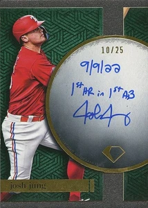 Josh Jung 2024 Topps Diamond Icons Inscription Auto Autograph Texas Rangers /25 - Picture 1 of 2