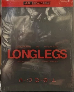 LONGLEGS Limited Ed STEELBOOK 4K BR Digi w/PROTECTOR Nicolas Cage HORROR New - Picture 1 of 9