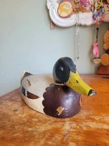 Vintage Tom Taber signiert bemalt Holz Ente Köder EUC  - Bild 1 von 12