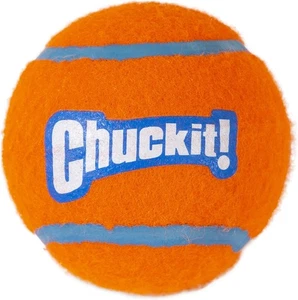 ChuckIt Tennis Balls Fetch and Interactive Play Medium Dog Toy 2-Count - 2 Pack - Picture 1 of 2