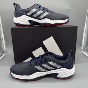 adidas CodeChaos 25 Golf Shoes Men's 10 Navy/White Waterproof Spikeless Comfort - Picture 1 of 11