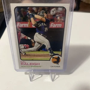 Cal Raleigh Rookie Card RC 2022 Topps Heritage #367 Mariners MVP ? - Picture 1 of 2