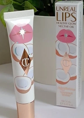 Charlotte Tilbury Unreal Lips Healthy Glow Nectar Oil - Coconut Water. BNIB - image 1 of 4