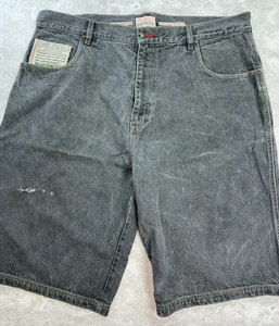Vintage FUBU Shorts Herren 42 Denim lang Baggy Fit bestickt Hip Hop 90er - Bild 1 von 11