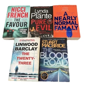 Crime Thriller Books Bundle X 5 Paperbacks Suspense Fiction Mixed GAR - Imagen 1 de 19