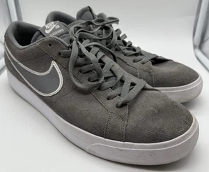 Nike Blazer Vapor SB grigio scarpe da skateboard skateboard grigio bianco scamosciato basso skater - Foto 1 di 19