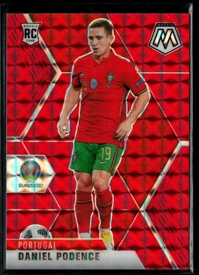 2020 Panini Mosaic UEFA EURO 2020 Mosaic Red #157 Daniel Podence RC - Image 1 of 2