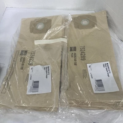 20pk- Taski 7524289 Aero 8/15 Plus Turbo Vacuum Filter Paper Replacement Bags - Image 1 of 3