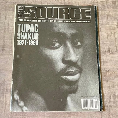 2Pac Tupac Shakur Memorial The Source Hiphop Magazine  NOVEMBER 1996 - No. 8  - Image 1 of 4