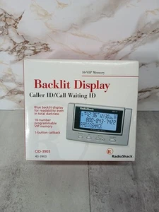 Oryginalny OEM Tandy Radio Shack 43-3903 Identyfikator dzwoniącego Oczekiwanie Podświetlany wyświetlacz - Zdjęcie 1 z 9
