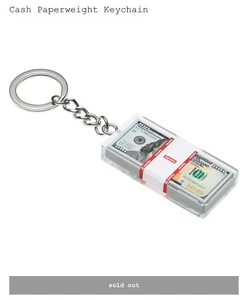 🔥New🔥Supreme Cash Money Paperweight Keychain| FW24| SUPREME KEYCHAIN - Picture 1 of 3