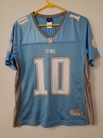 Reebok Women's NFL Jersey Titans Vince Young Powder Blue Size M Cover