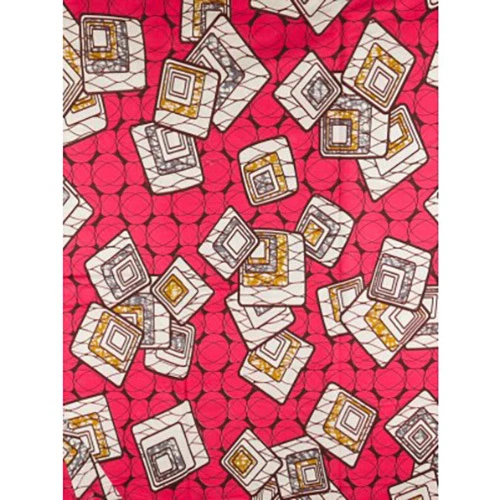 Tela estampada cuadrados africanos 2 yardas Foto 1 de 1