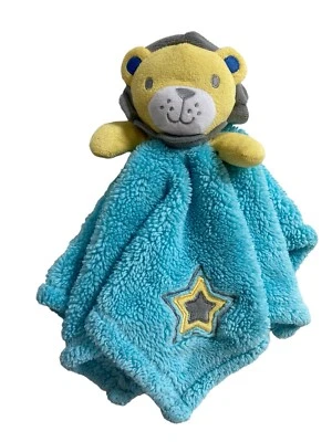 Baby Gear Amarillo León Azul Aqua Star Lovey Manta de Seguridad 15” BabyGear Foto 1 de 4