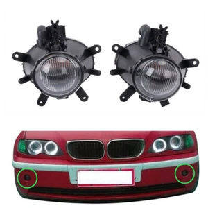 1 Pair Fog Light Driving Lamp For BMW 3-Series E46 Sedan 4-Door 63176911007 BE - Picture 1 of 5