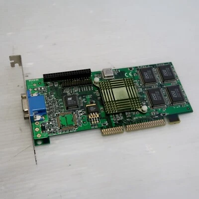 Intel i740, 8MB SDRAM, AGP 2x, VGA, Jaton Video-740AGP-3D - WORKING CARD - Image 1 of 4