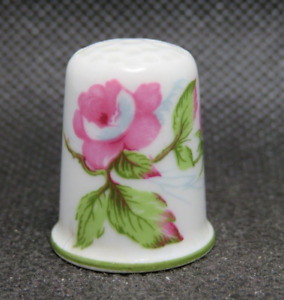 HAVILAND LIMOGES FRANCE THIMBLE COLLECTION - ROSES