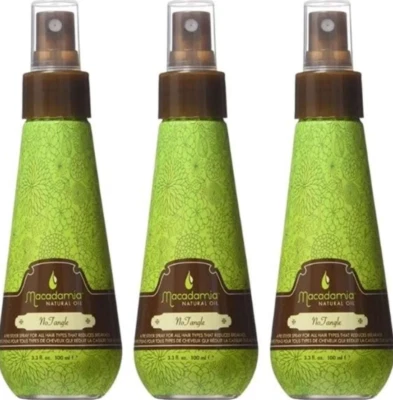 3x Aceite Natural de Macadamia Sin Enredos Pre Styler Spray 100 ml ENVÍO EL MISMO DÍA Foto 1 de 4