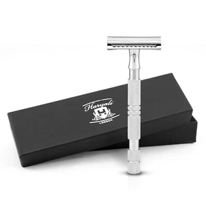 Double Edge Safety Razor for Men and Women Stainless Steel Easy Grip Light Razor - Picture 1 of 8