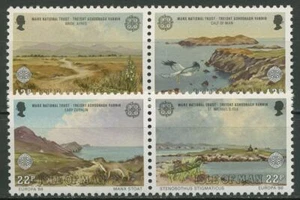 Isla de Man 1986 Europa CEPT protección de la naturaleza/medio ambiente 307/10 ZD sin usar - Imagen 1 de 1