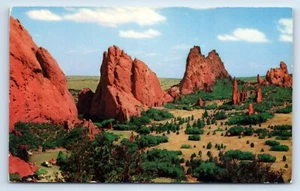 Postal del Jardín de los Dioses en Colorado Springs Colorado - Imagen 1 de 2