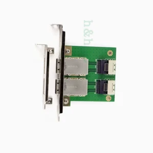 Dual port Internal SFF-8087 to External 8088 PCI mini SAS 26P Adapter SAS RAID - Picture 1 of 5