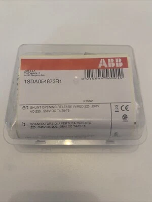 ABB Bobina Di Sgancio Sganciatore 230VAC / DC - Immagine 1 di 2