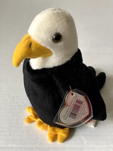 Ty Original Beanie Baldy The Eagle 1996 Retired B.D. - 02/17/1996 Style #4074 - Picture 1 of 8