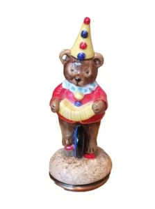 Halcyon Days Bonbonniere Teddy Performer - (10cms) - Picture 1 of 11