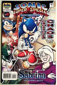 SONIC The HEDGEHOG SUPER SPECIAL Comic Book 1999 #10 CROSSOVER CHOAS Bagged VF+ - Picture 1 of 3