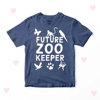 LOVE U LOTS GIFTS Tierpfleger Kinder T-Shirt Jungen Mädchen Zoo Motiv Geschenke süß Spaß Zukunft Job Kleidung