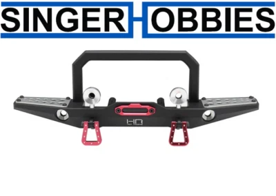 Hot Racing TRXF03EMR01 Aluminum Front bumper Winch Mount Light Buckets TRX-4 HH - Image 1 of 2