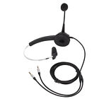 Call Center Headset Mono Noise Cancelling Dual 3.5mm Male Computer On Ear LIF