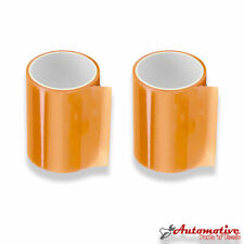 2 x Indicators Light Lens Repair Tape - Side Lamps Amber Orange MOT Pass 1m 50mm